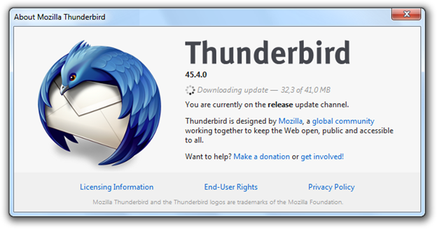 About Thunderbird