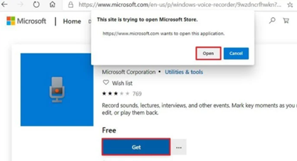 Access the Microsoft Store