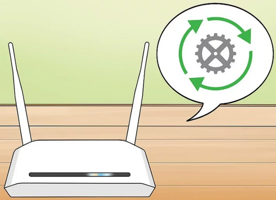 Access the settings of the router