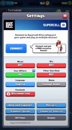 Your supercell ID