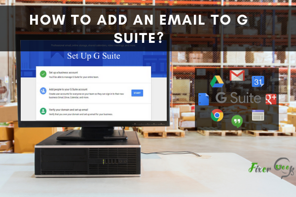 Add an email to G Suite