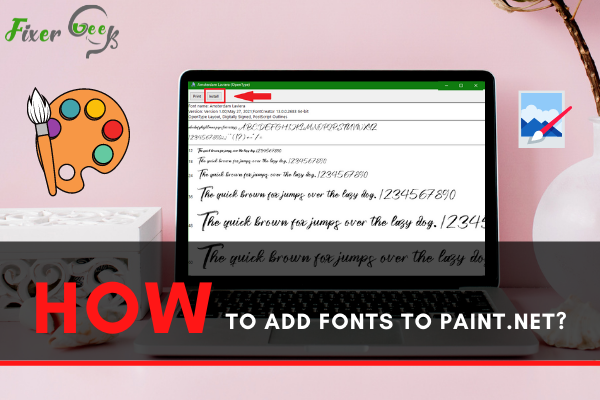 Add fonts to Paint.NET