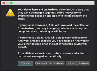 Ankiweb or Upload to Ankiweb Page