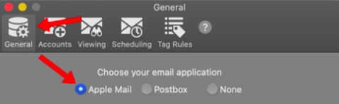 Apple Mail as your email application