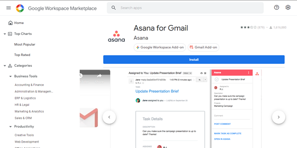 Asana for Gmail