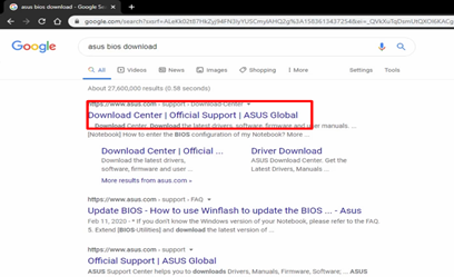 Asus BIOS download