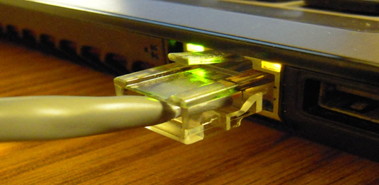 Attach Ethernet Cable to a Laptop