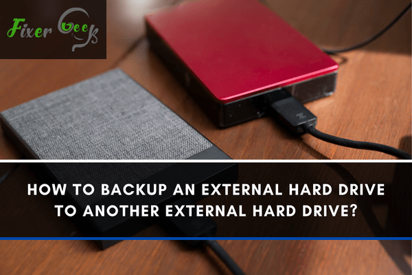 Backup an External Hard Drive
