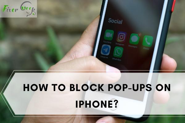 Block Pop-Ups on iPhone
