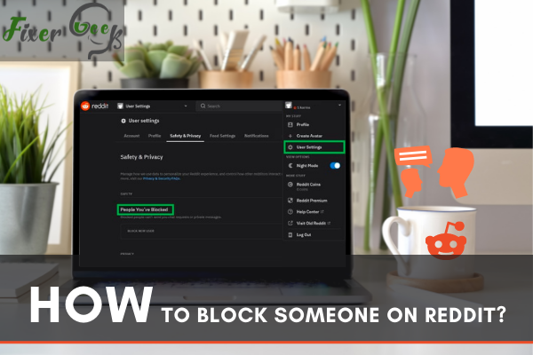 How to block someone on reddit?