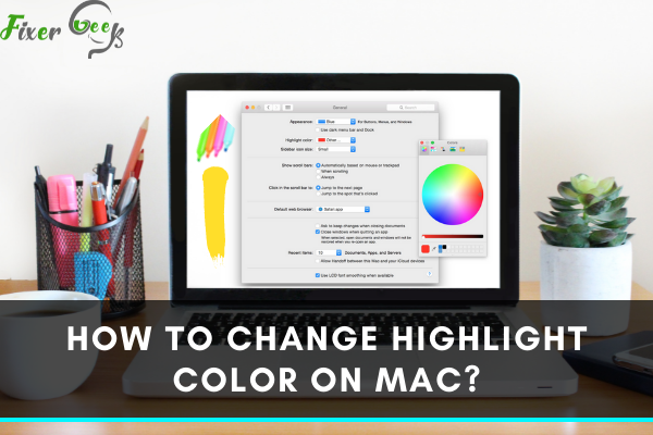 change highlight color on Mac