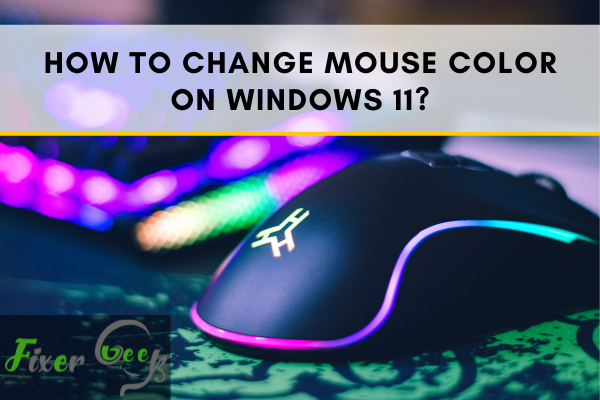 How to Change Mouse Color on Windows 11?
