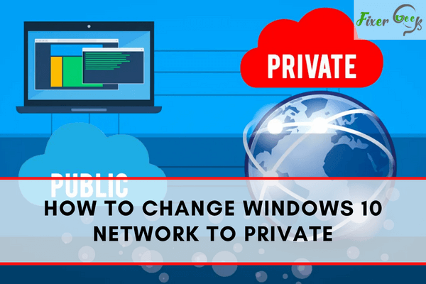 change windows network to private