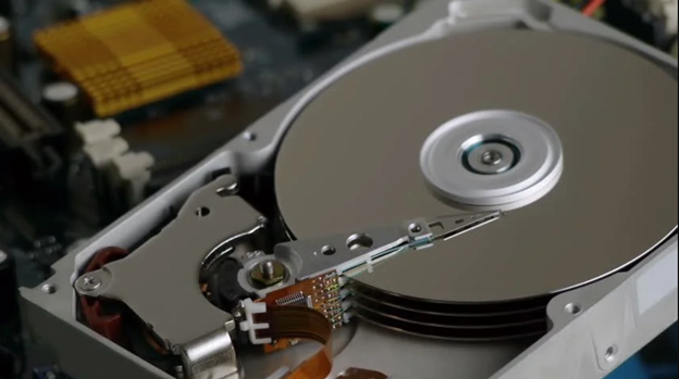 Check the hard disks spinning