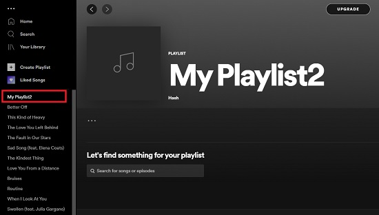 Choose a playlist