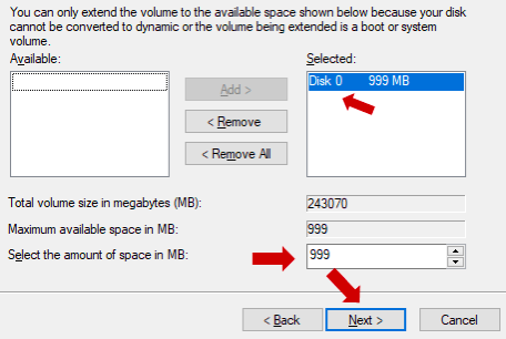 Choose Disk Management