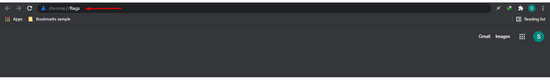 Chrome flags and hit Enter