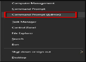 Click Command Prompt