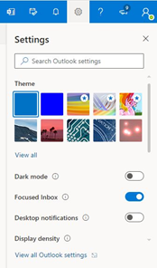 Click View all Outlook settings