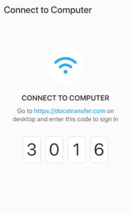 code will help you to connect your iPhone and Mac