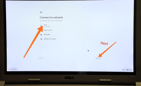 Connect to a WiFi network