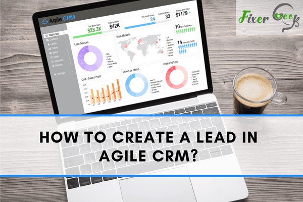 How to create a lead in Agile CRM?