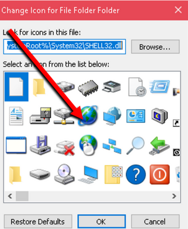 Create the folder icon