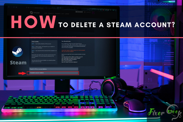 Delete a Steam Account