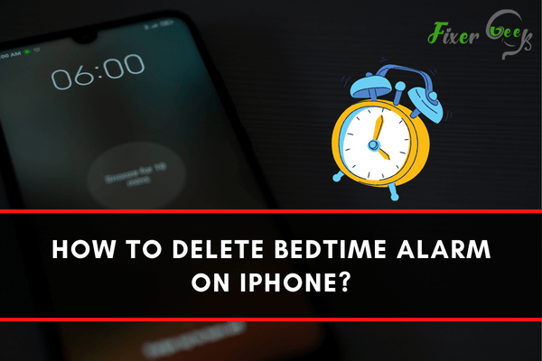 Delete Bedtime Alarm on iPhone