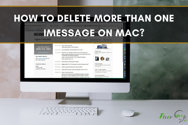 Delete more than one iMessage on Mac