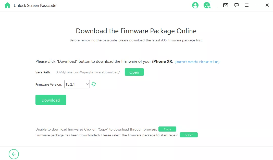 firmware you need to download