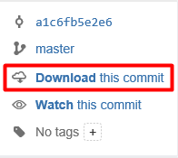 Download this commit option