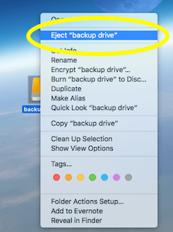 Ejecting the Formatted WD Element