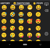 emojis appeared
