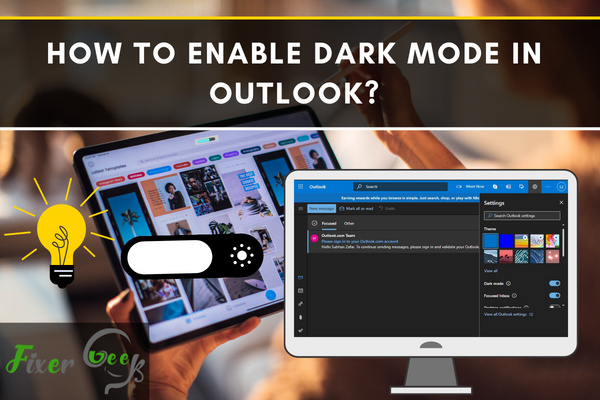 Enable Dark Mode in Outlook