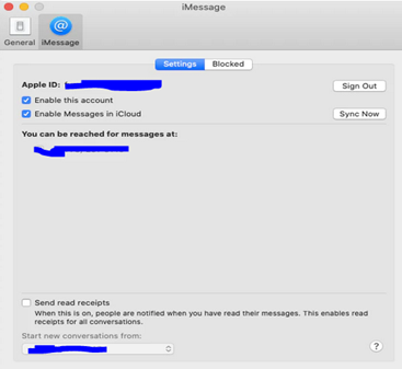 Enable Messages in iCloud