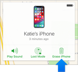 Erase iPhone option