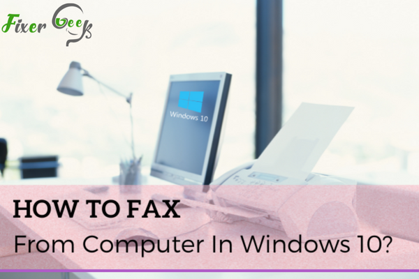 fax from computer in Windows