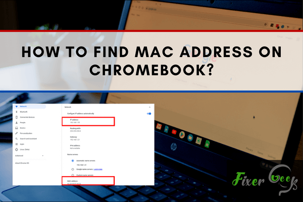 Find MAC Address on Chromebook