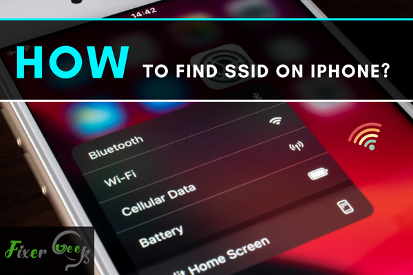 Find SSID on iPhone