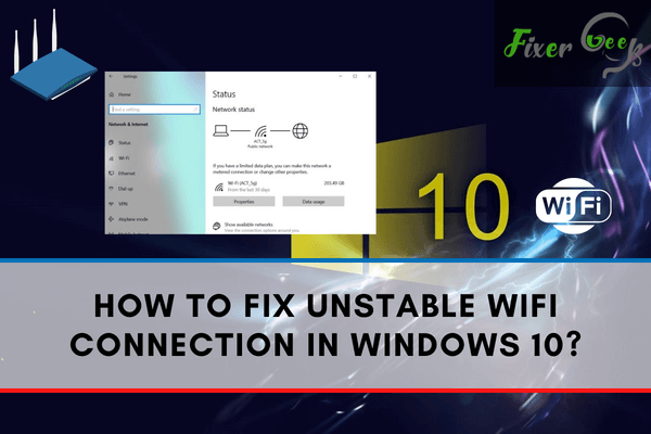 Fix unstable WiFi connection in Windows