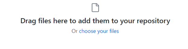 Folder upload options