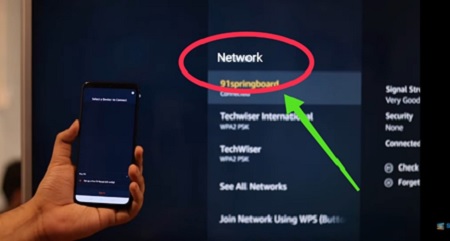 go to the Network option