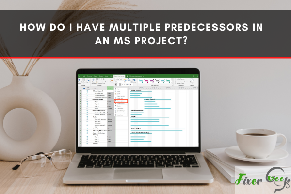 How do I have multiple predecessors in an MS Project?