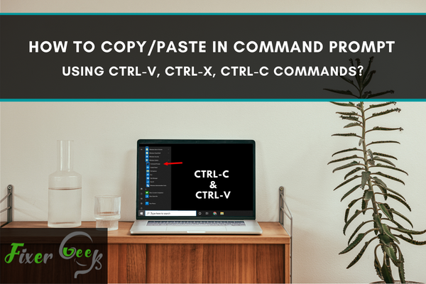 How to copy/paste in Command Prompt