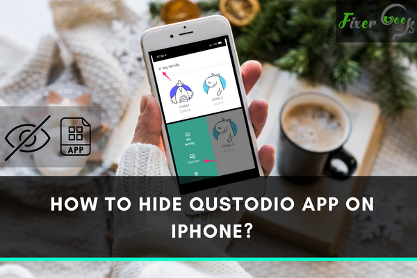 How to hide Qustodio app on iPhone?