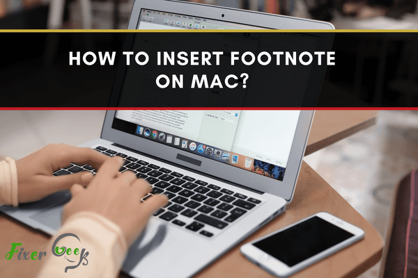 Insert Footnote on Mac