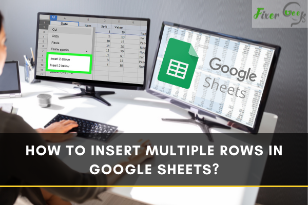 How to insert multiple rows in Google Sheets?