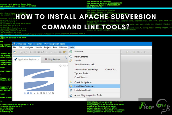 Install Apache Subversion Command Line Tools