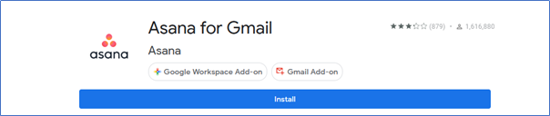 Installing Asana for Gmail
